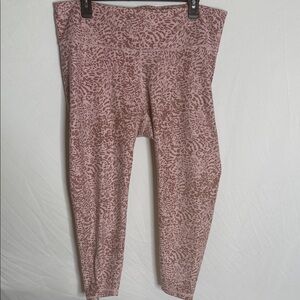 Pink Leopard Print Leggings